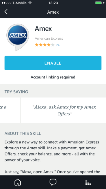 Amex-Alexa-Chatbot