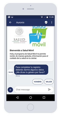 Auronix demuestra comunicación enriquecida RCS, al servicio de la salud en México