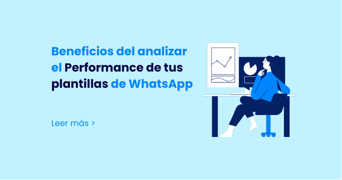 Performance de plantillas de WhatsApp