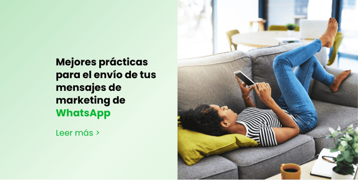 Mejores practicas en tus mensajes de marketing de WhatsApp