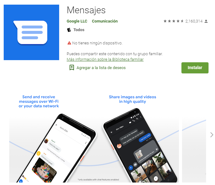 rcs android messages